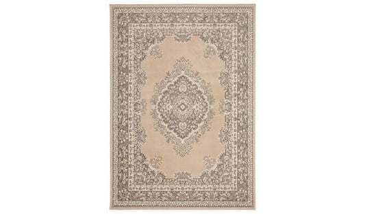 Homemaker Bukhura Traditional Natural Cut Pile Rug-200x290cm