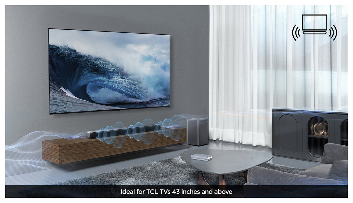 TCL S55HK 2.1Ch Bluetooth Soundbar with Wireless Sub