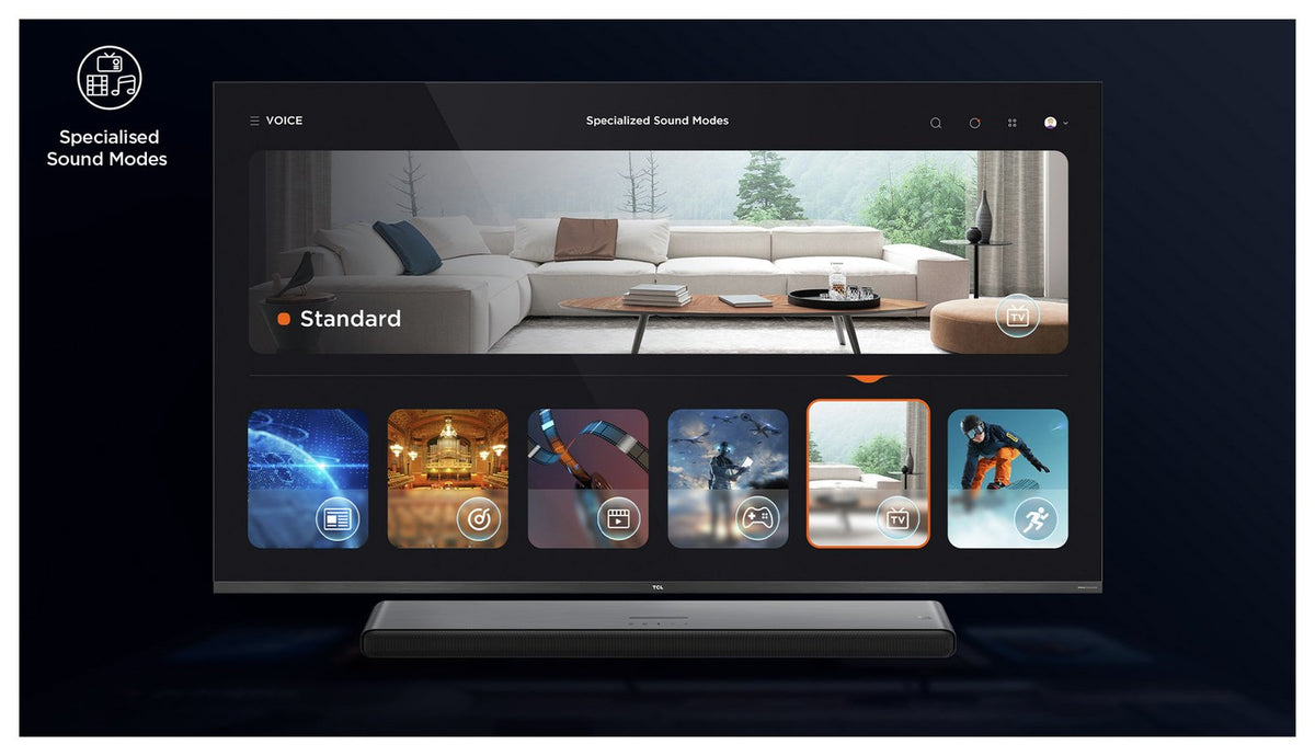 TCL S55HK 2.1Ch Bluetooth Soundbar with Wireless Sub