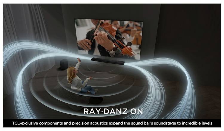 TCL Q75HK 5.1.2Ch Bluetooth Soundbar with Wireless Sub