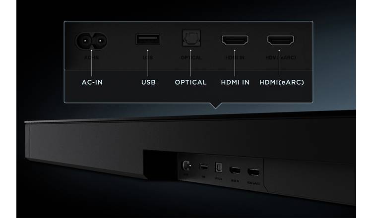 TCL Q75HK 5.1.2Ch Bluetooth Soundbar with Wireless Sub