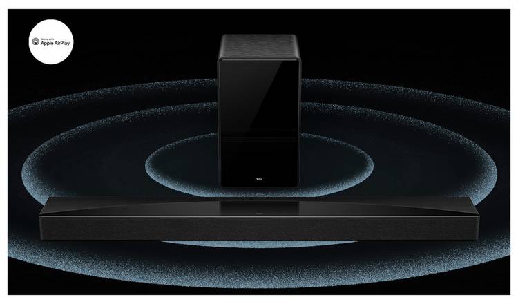 TCL Q75HK 5.1.2Ch Bluetooth Soundbar with Wireless Sub