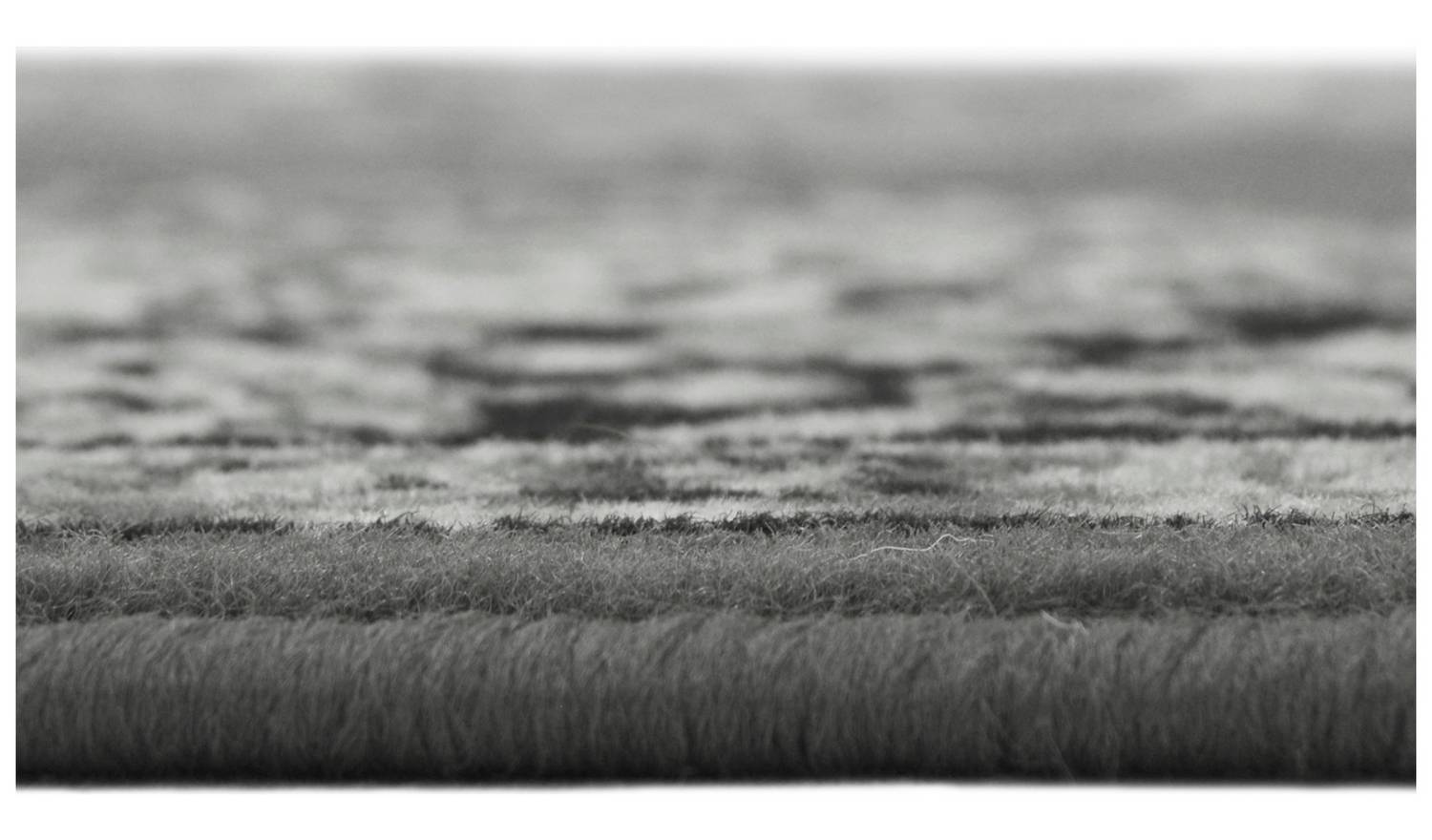 Homemaker Bukhura Traditional Grey Cut Pile Rug - 200x290cm
