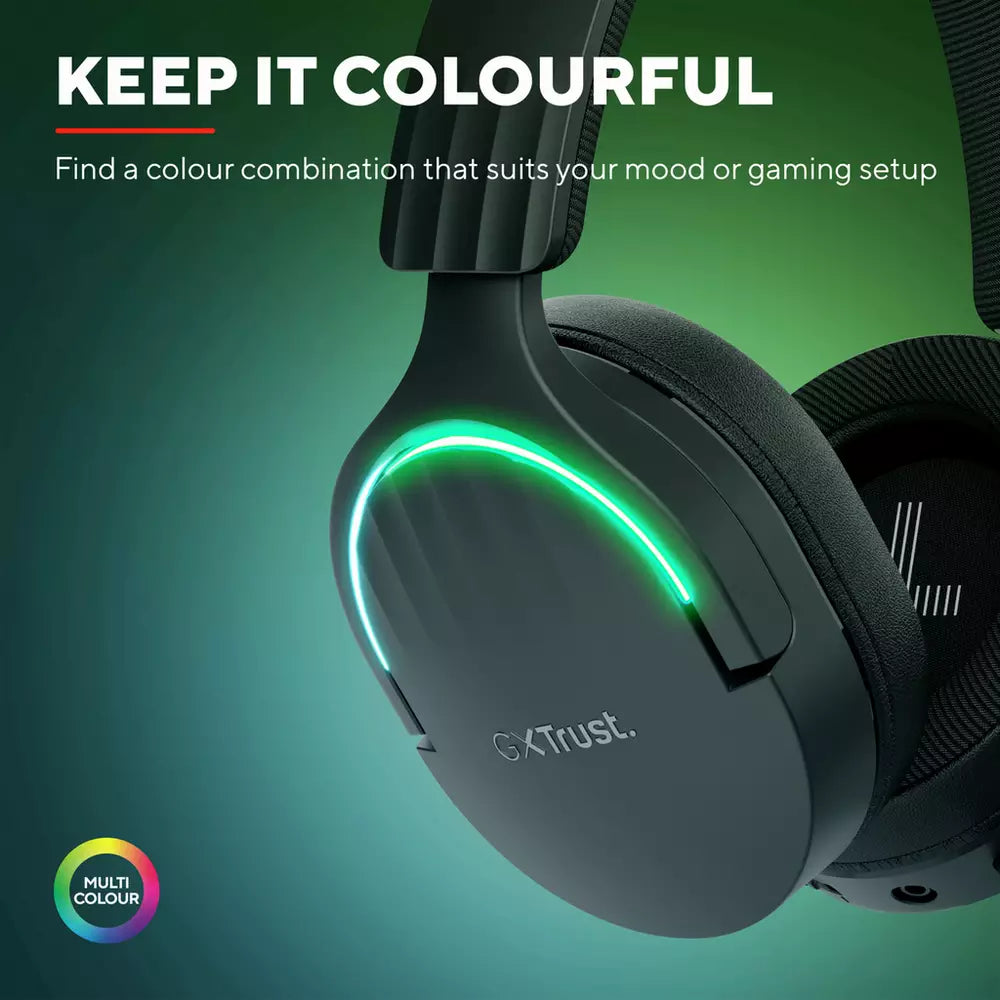Trust GXT Fayzo PS5 Wireless Gaming Headset - Black