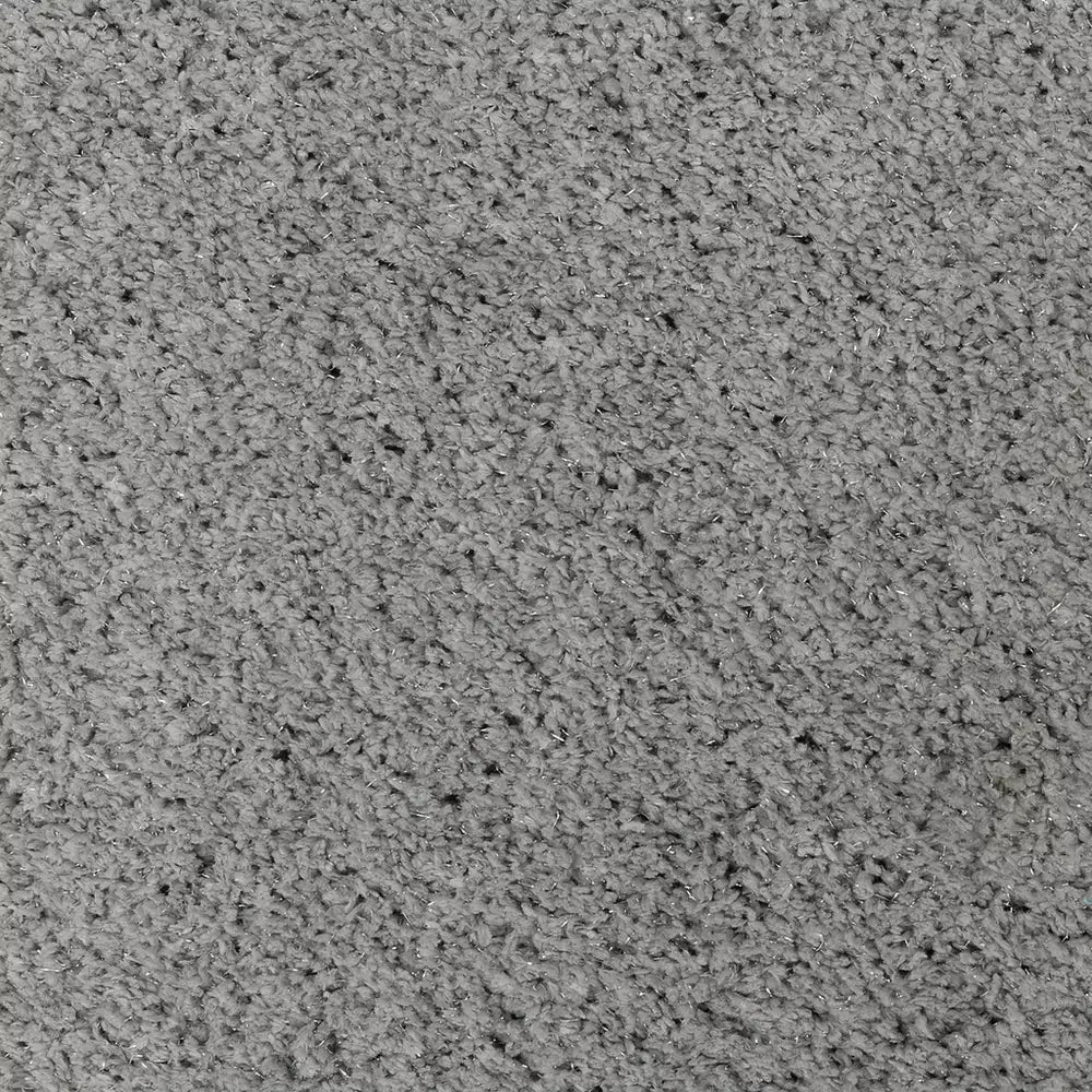 Habitat Shimmer Grey Cut Pile Rug - 80x150cm