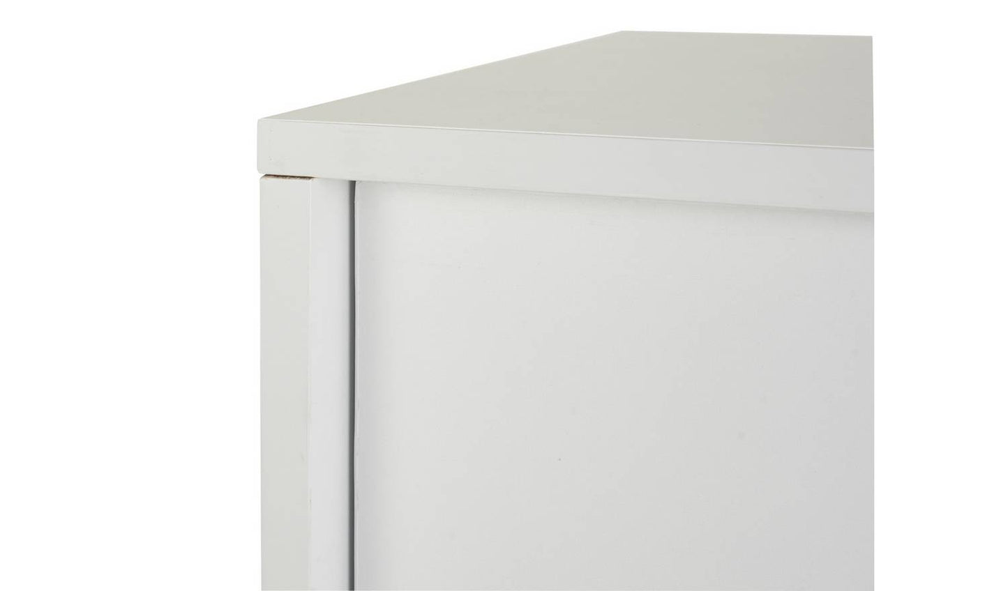 Argos Home Chloe 2 Door Shoe Storage Cabinet - White