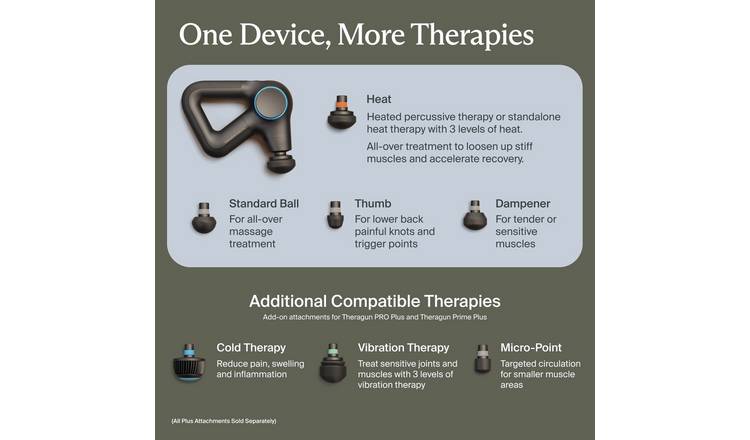 Therabody Theragun Prime Plus - Heat Therapy Massage Gun