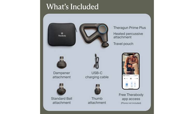Therabody Theragun Prime Plus - Heat Therapy Massage Gun