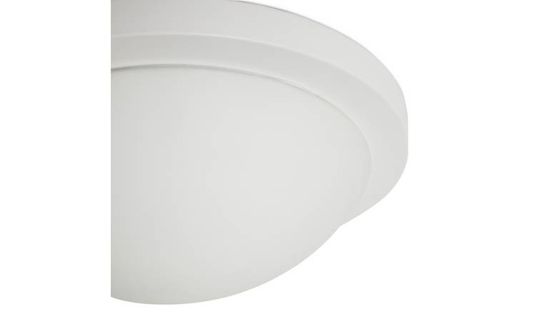 Argos Home Aspley Bathroom Flush to Ceiling Light - White