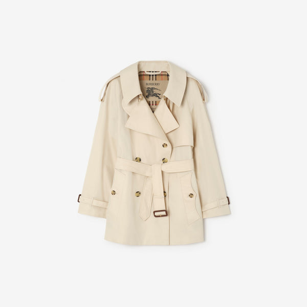 Short Tropical Gabardine Fitzrovia Trench Coat