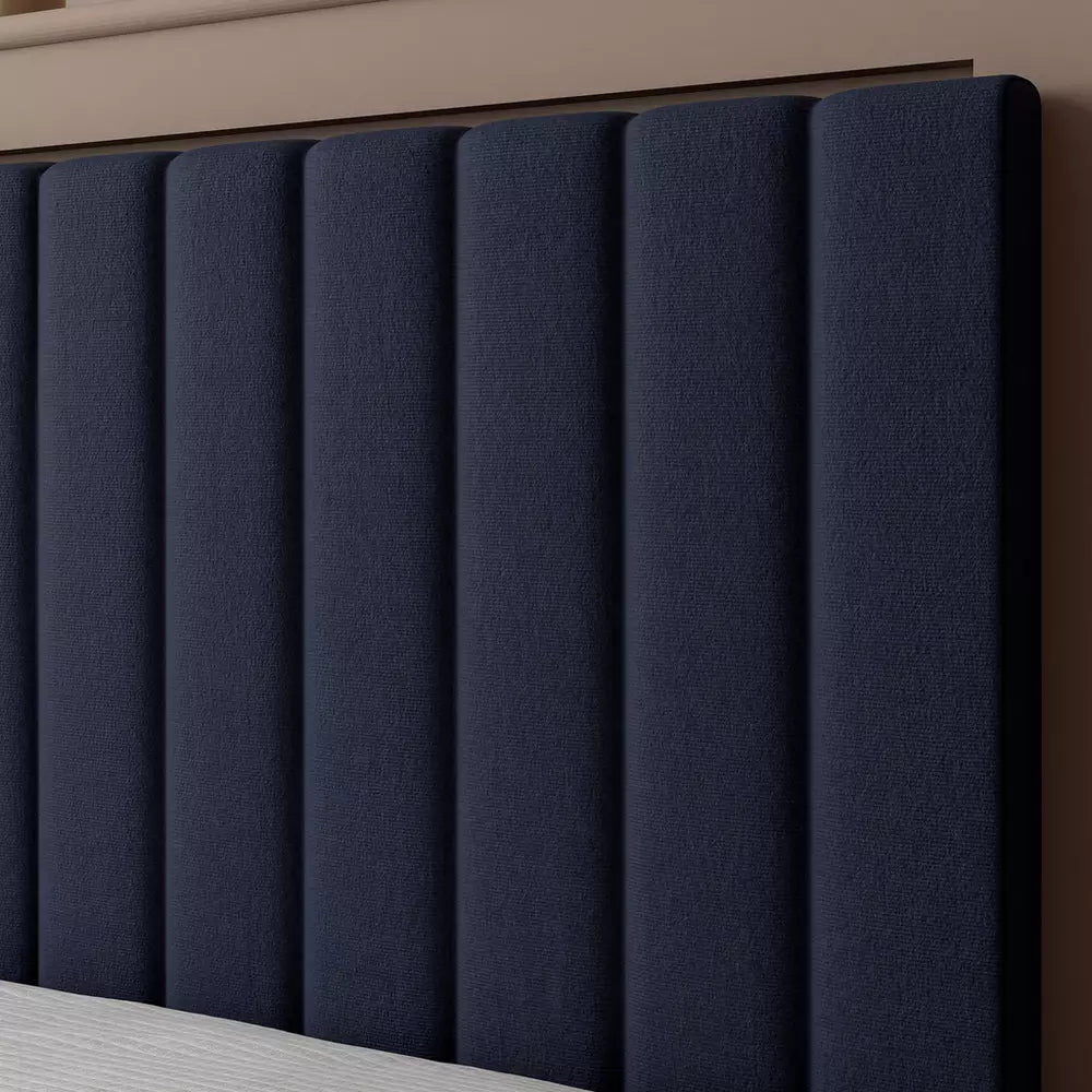 XR Living Maisie Double TV LED Bed Frame - Navy