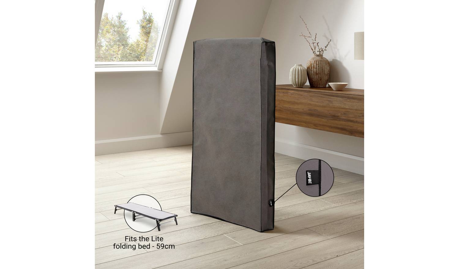 Jay-Be Lite Folding Guest Bed Cover -Small Single