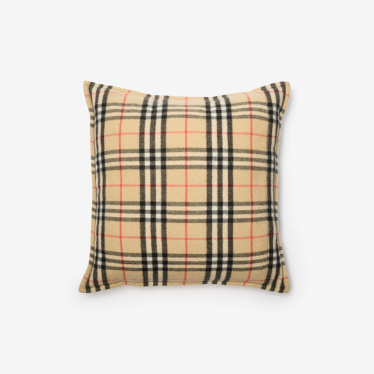 Check Cashmere Cushion