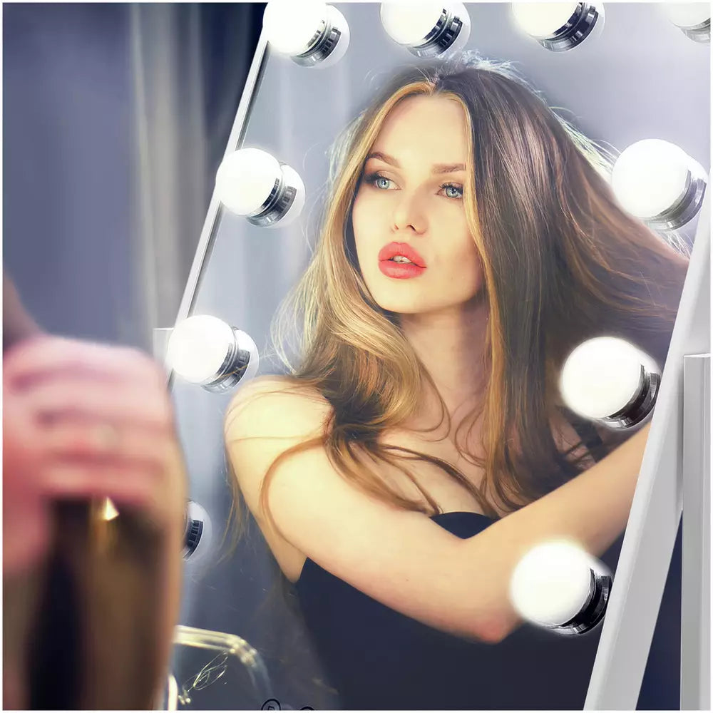 Rio Hollywood Glamour Lighted Dressing Table Mirror