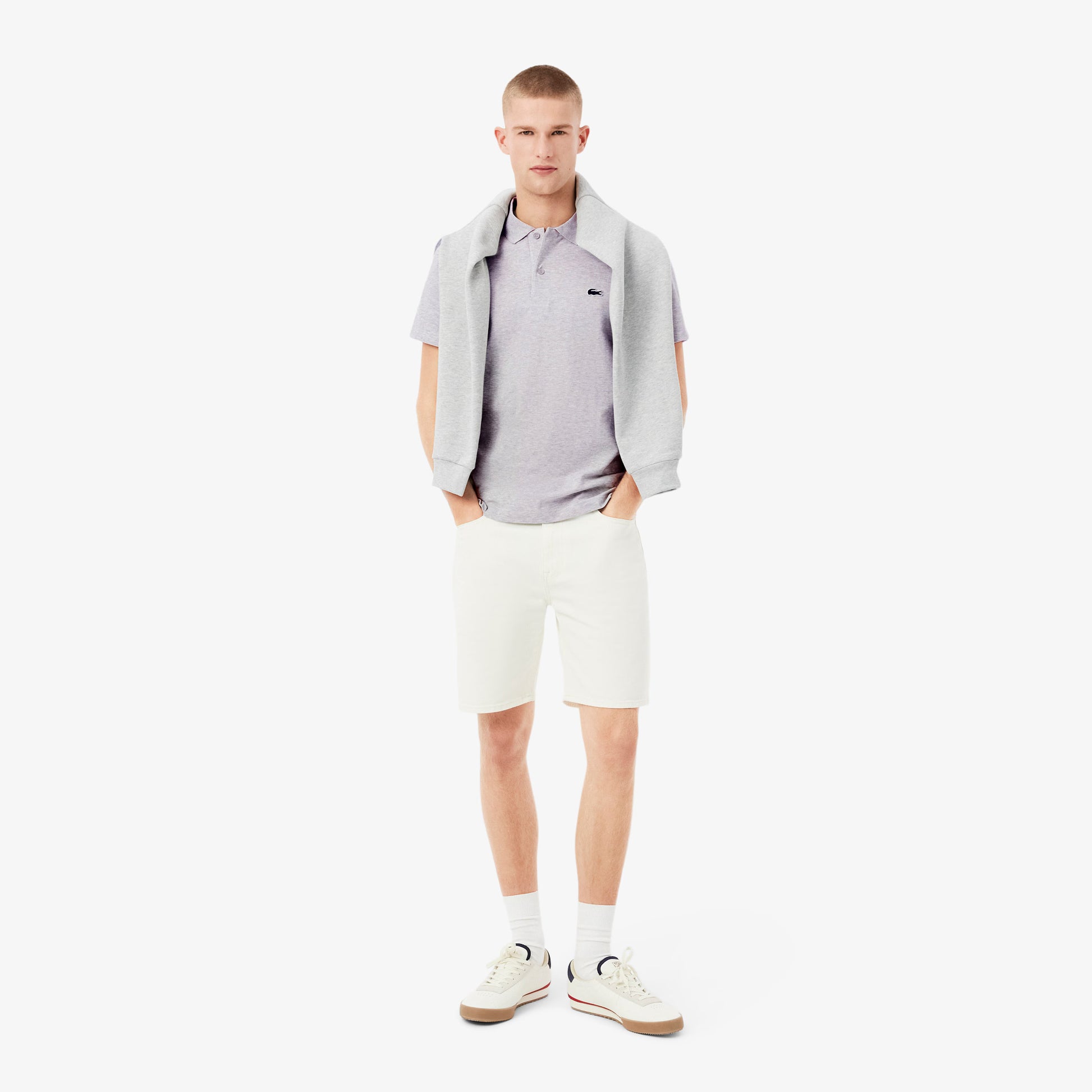Regular Fit Cotton Blend Polo Shirt