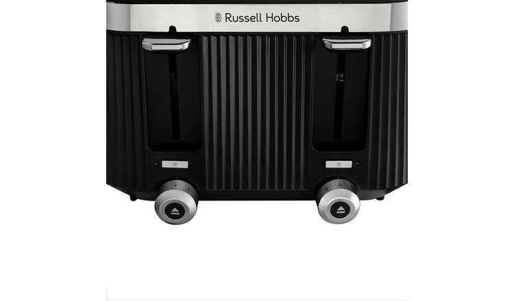 Russell Hobbs Bronte Matte Black 4 Slice Toaster 26770