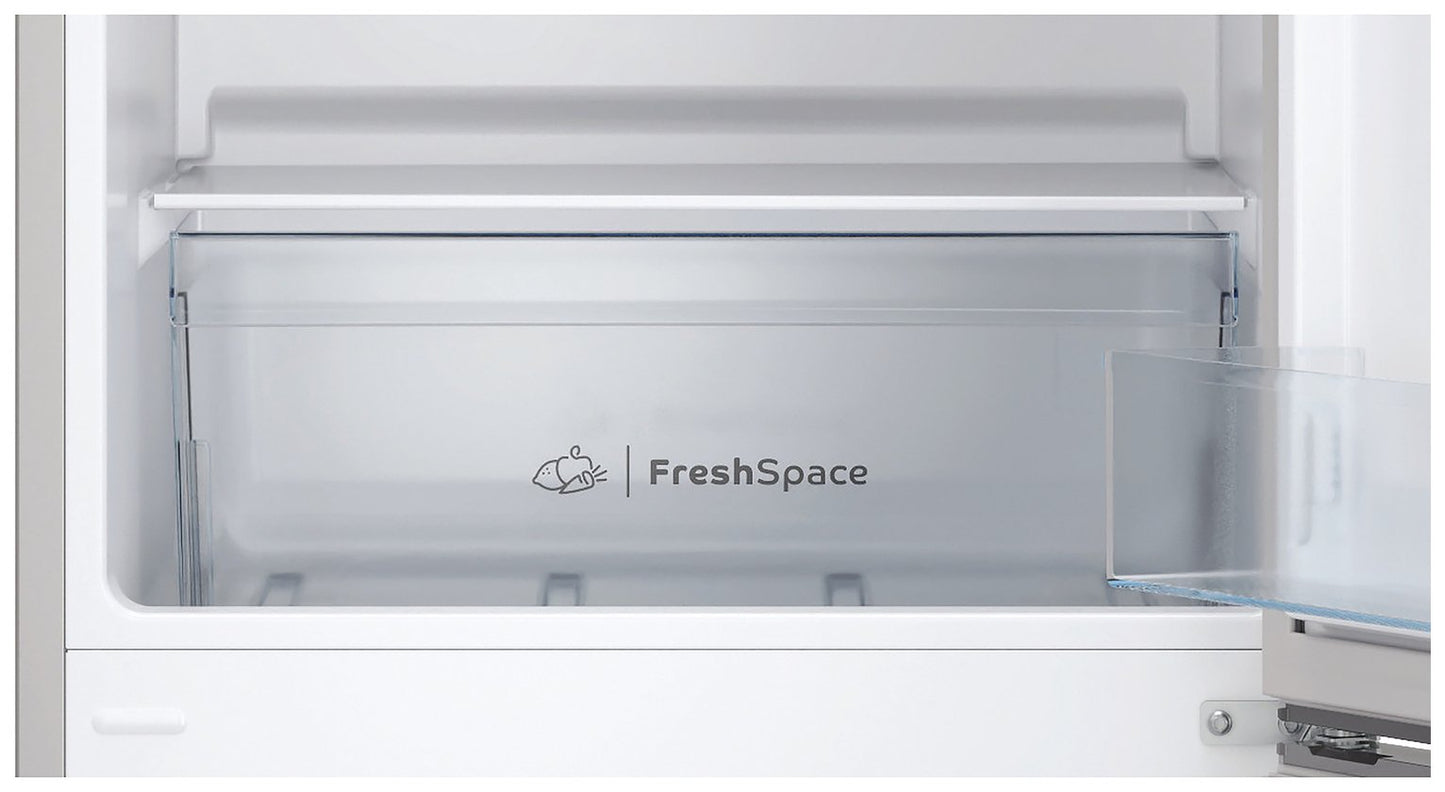 Indesit IB55532SUK Fridge Freezer - Silver