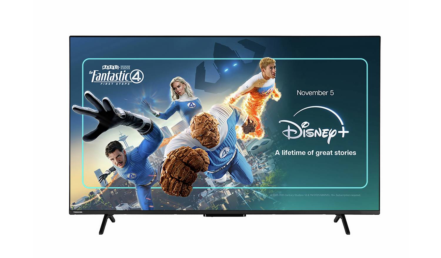 Toshiba 50 Inch 50UV2F53DB Smart 4K UHD HDR LCD Freely TV