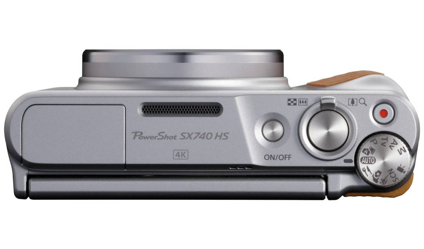 Canon PowerShot SX740 HS Lite 40x Zoom Camera - Silver