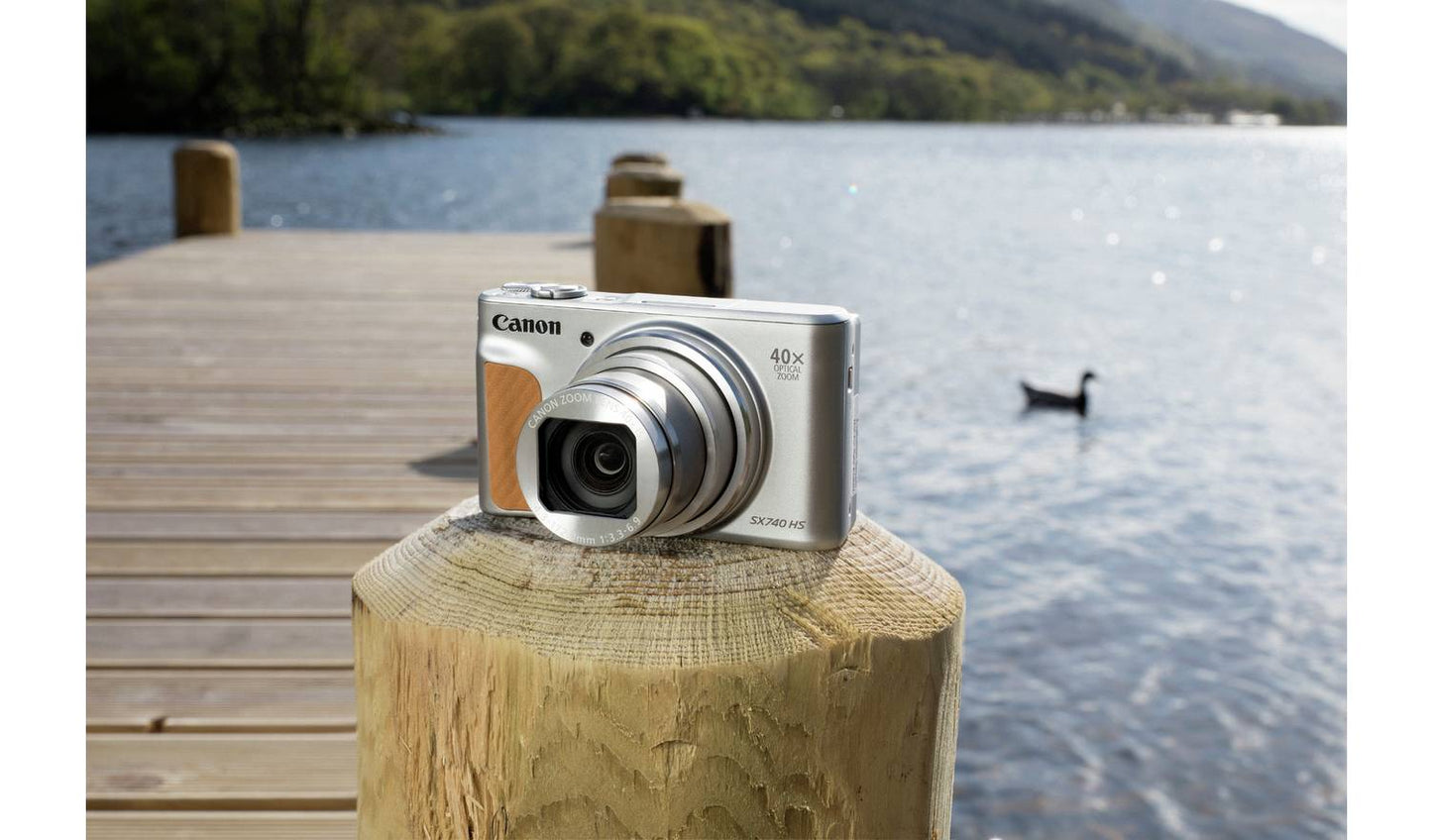 Canon PowerShot SX740 HS Lite 40x Zoom Camera - Silver