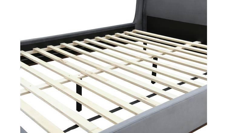 Birlea Lincoln Double Fabric Bed Frame - Charcoal