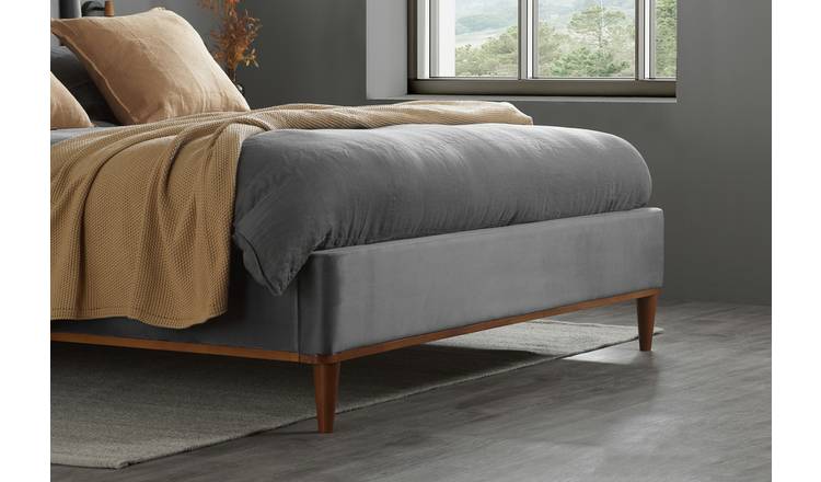 Birlea Lincoln Double Fabric Bed Frame - Charcoal