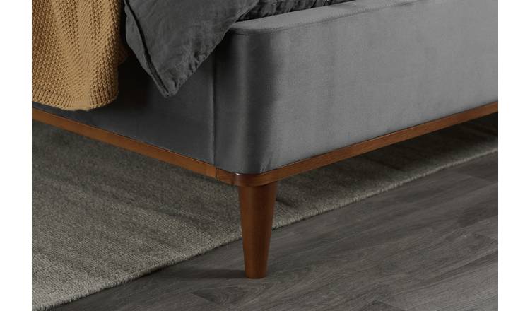 Birlea Lincoln Double Fabric Bed Frame - Charcoal