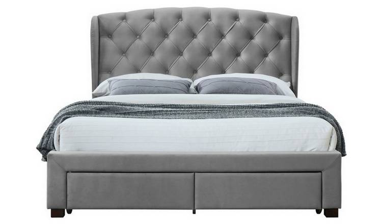 Birlea Hope 4 Drawer Double Storage Bed Frame - Grey