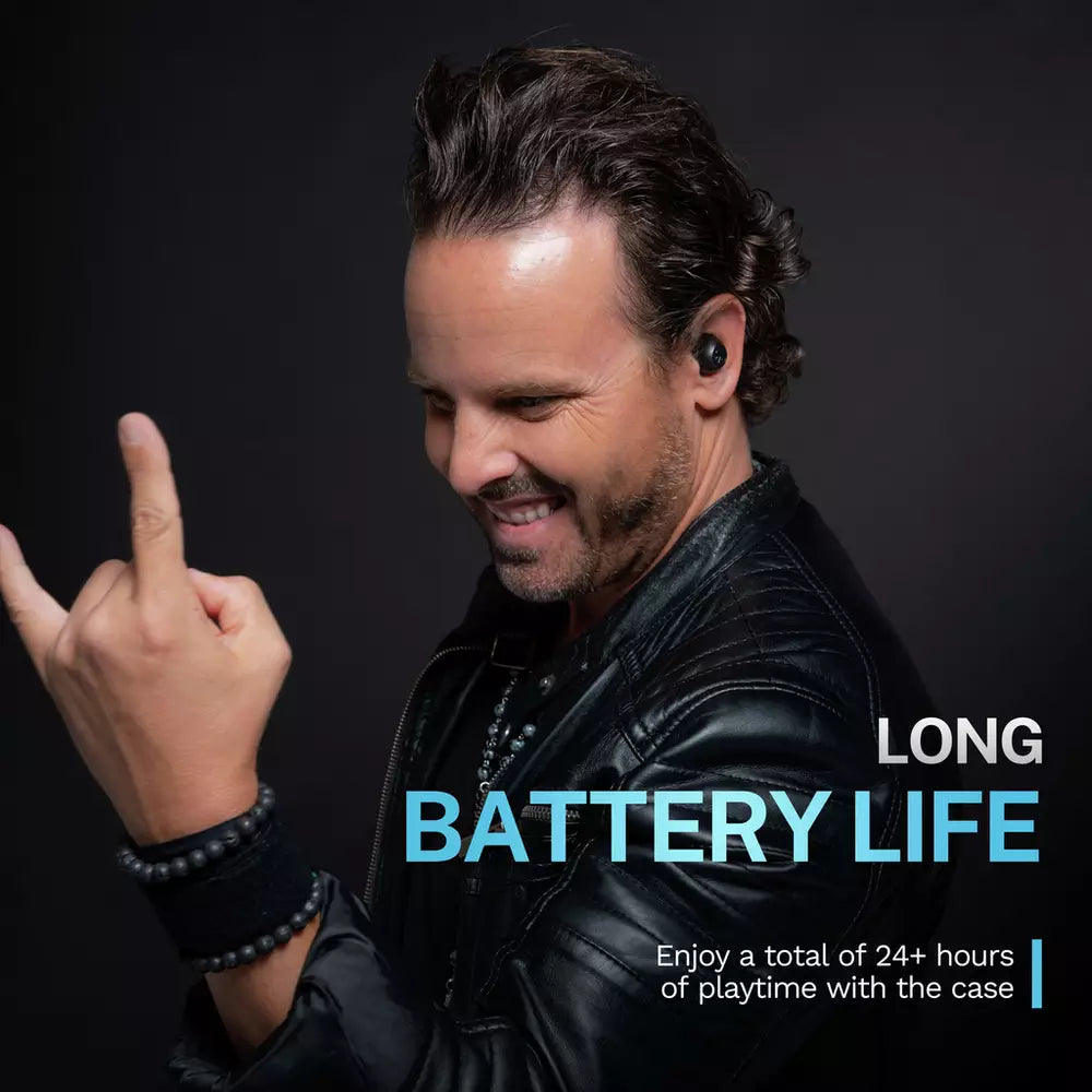 JLab Go Pop ANC True Wireless Earbuds - Black