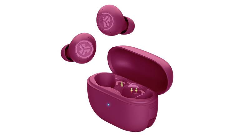 JLab Go Pop ANC True Wireless Earbuds - Fuchsia