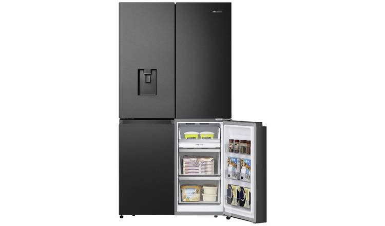 Hisense RQ758N4SWFE American Fridge Freezer- Black