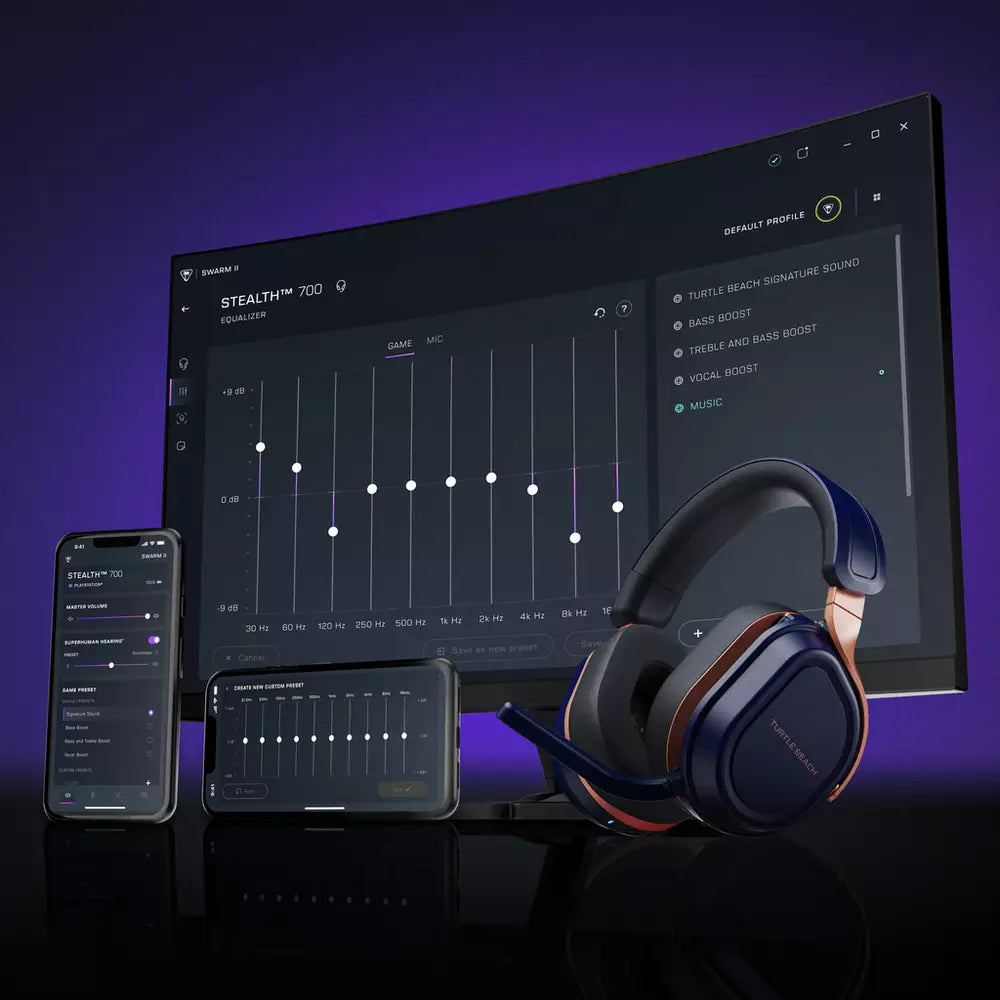 Turtle Beach Stealth 700 Wireless Xbox, PS,PC Headset Cobalt