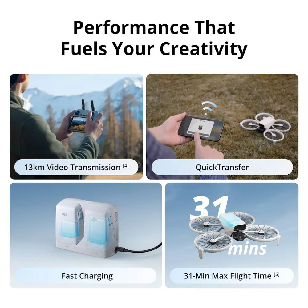 DJI Flip Fly More Combo 48MP Camera Drone