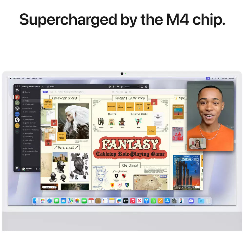 Apple iMac 2024 24in M4 10 Core 24GB 512GB - Silver