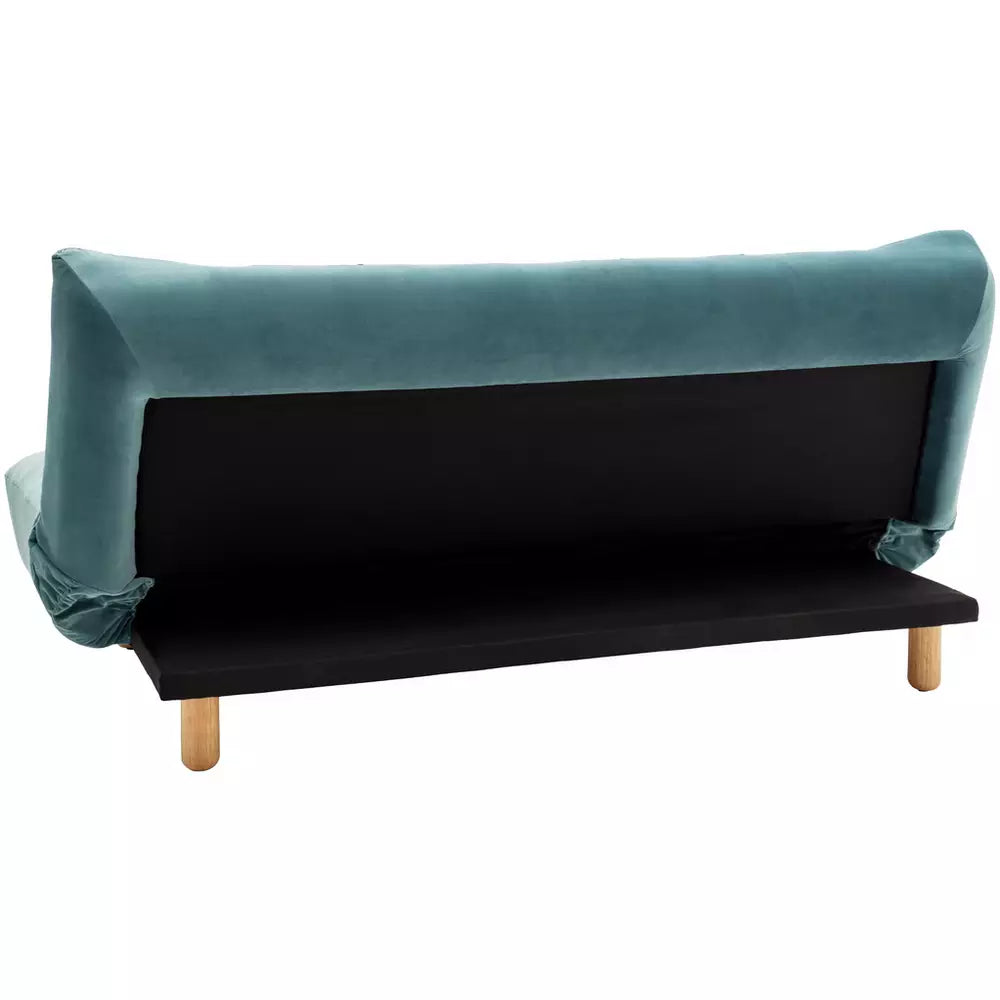 Habitat Kota 3 Seater Velvet Clic Clac Sofa Bed - Teal