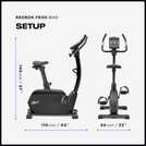 Reebok FR30 Exercise Bike with Connected Fitness – Black