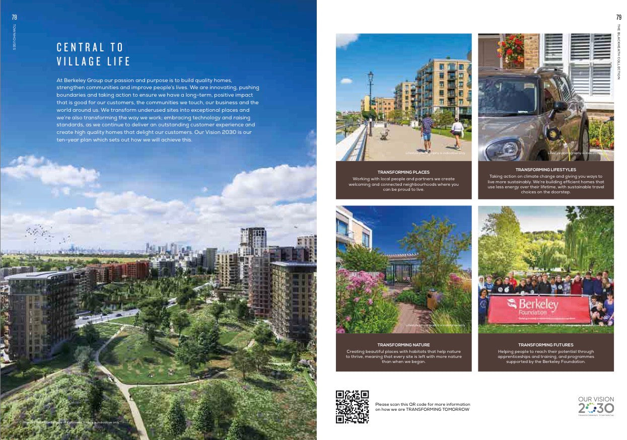 The Blackheath Collection Townhouses — Spacious 4 Bedroom — 3 Bathroom TownHomes — Greenwich SE3 9YY — Kidbrooke Village