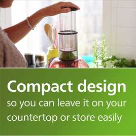 Philips HR1832/01 Compact Juicer - Black