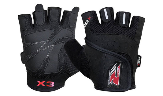RDX Gel Weightlifting Gloves - Medium/Large