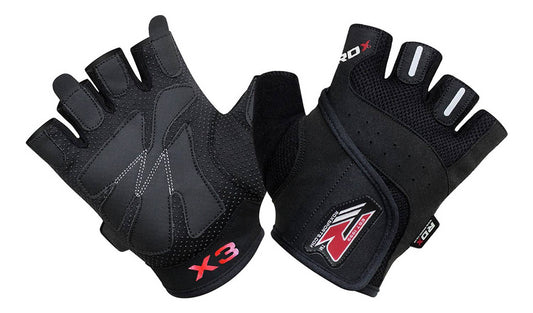 RDX Gel Weightlifting Gloves - Medium/Large