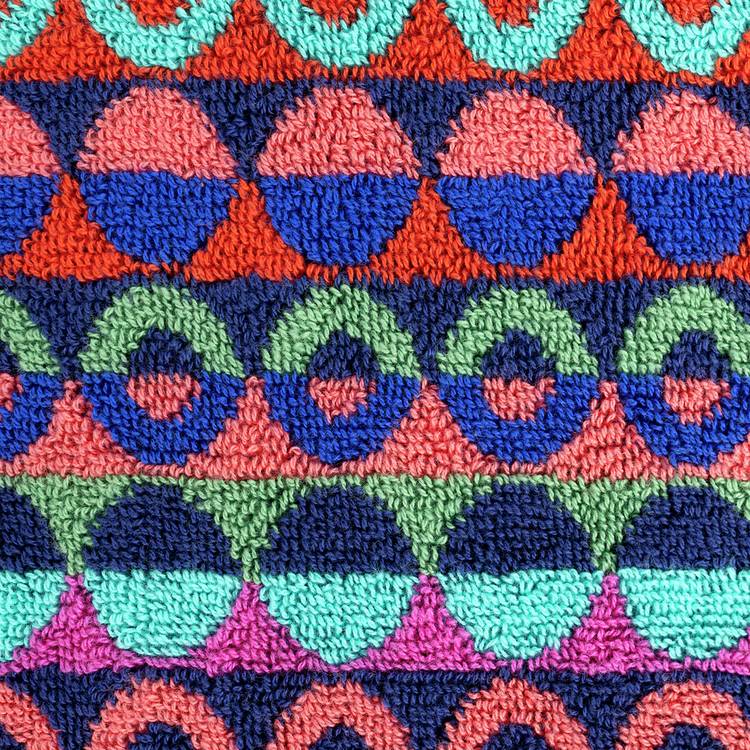 Habitat 60 Ronda Circles Bath Sheet by Margo Selby - Multi