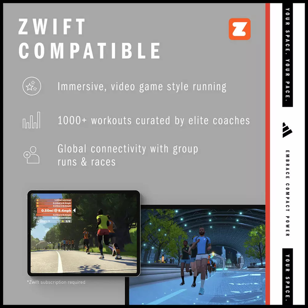 Adidas T-24c Treadmill with Connected Fitness