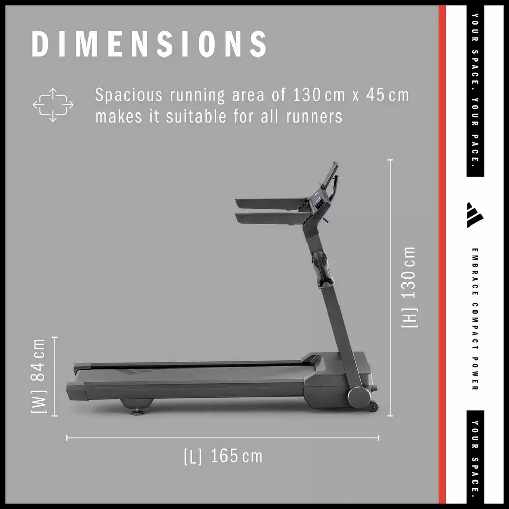 Adidas T-24c Treadmill with Connected Fitness