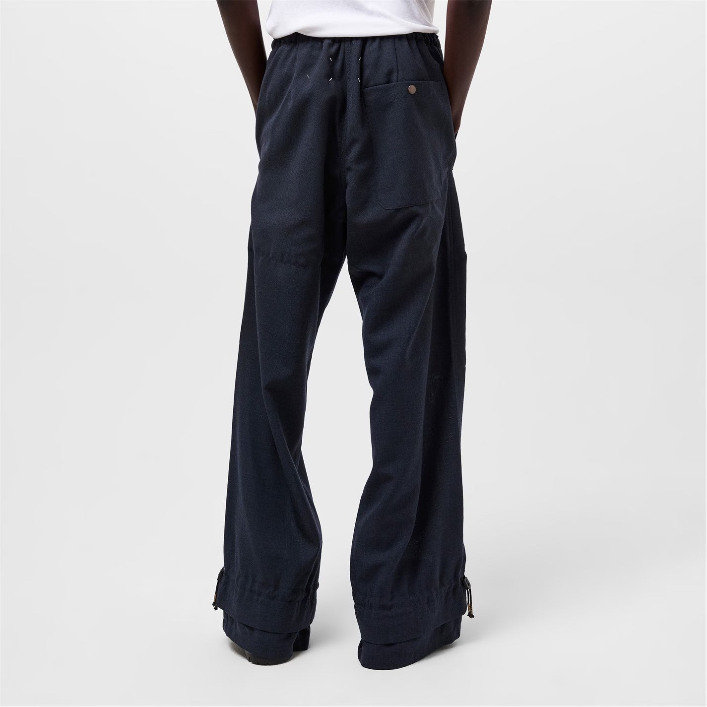 MAISON MARGIELA Men's Double Breasted Suit Trousers