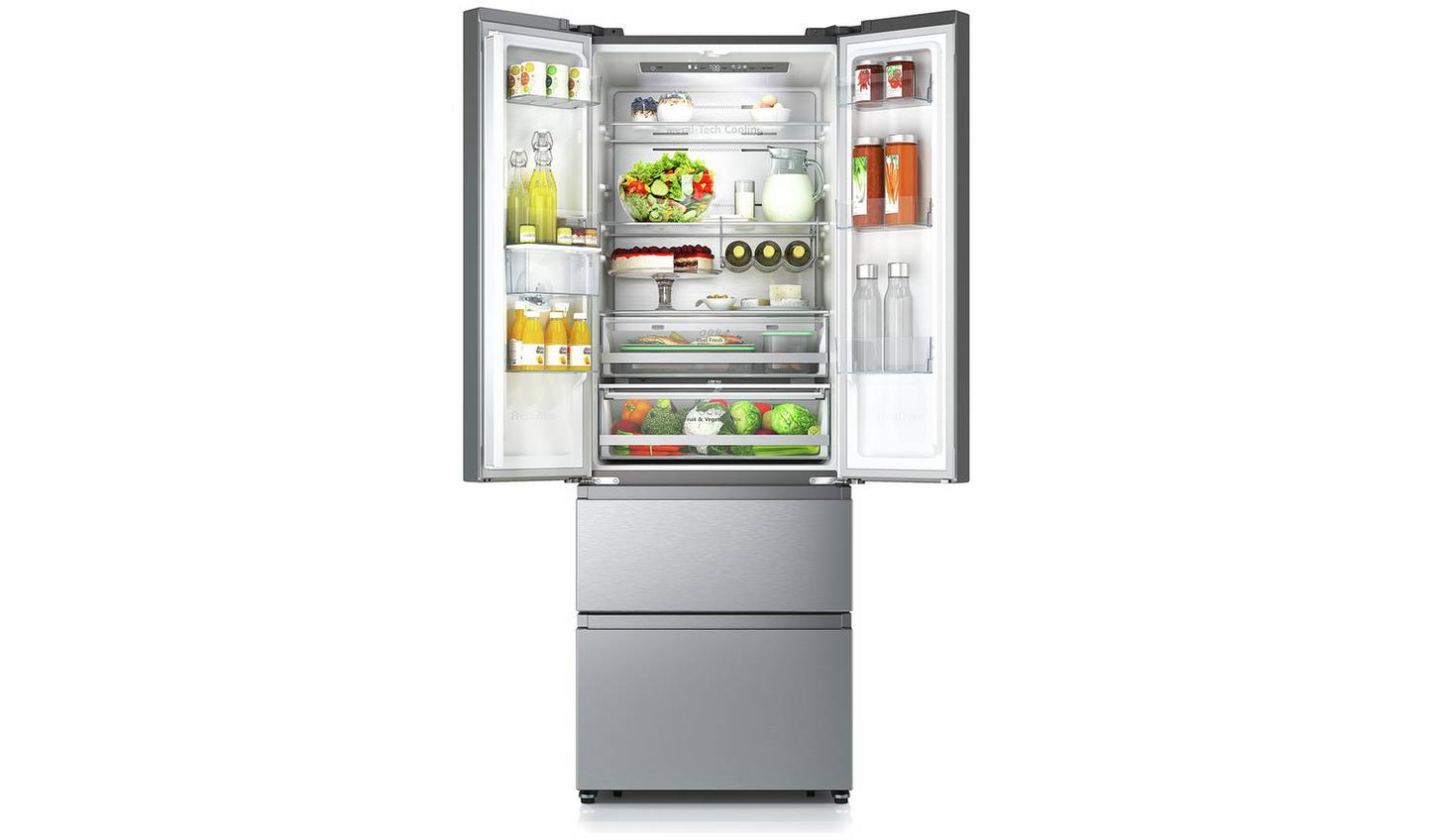 Hisense RF632N4WIE American Fridge Freezer - Silver