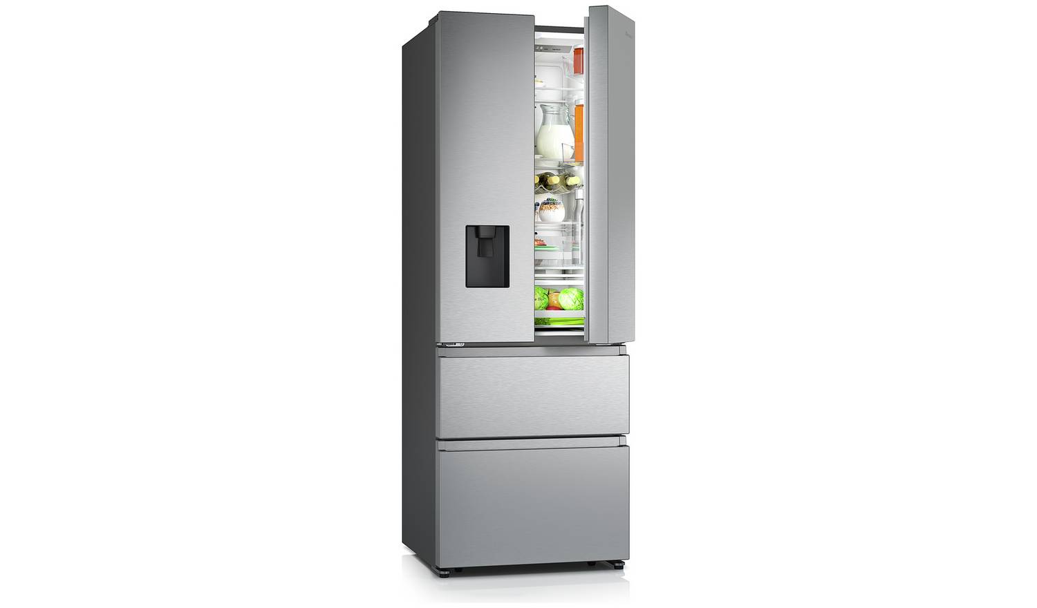 Hisense RF632N4WIE American Fridge Freezer - Silver