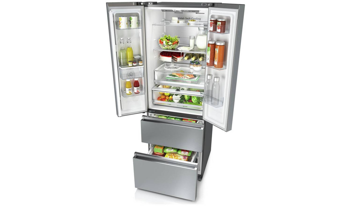 Hisense RF632N4WIE American Fridge Freezer - Silver
