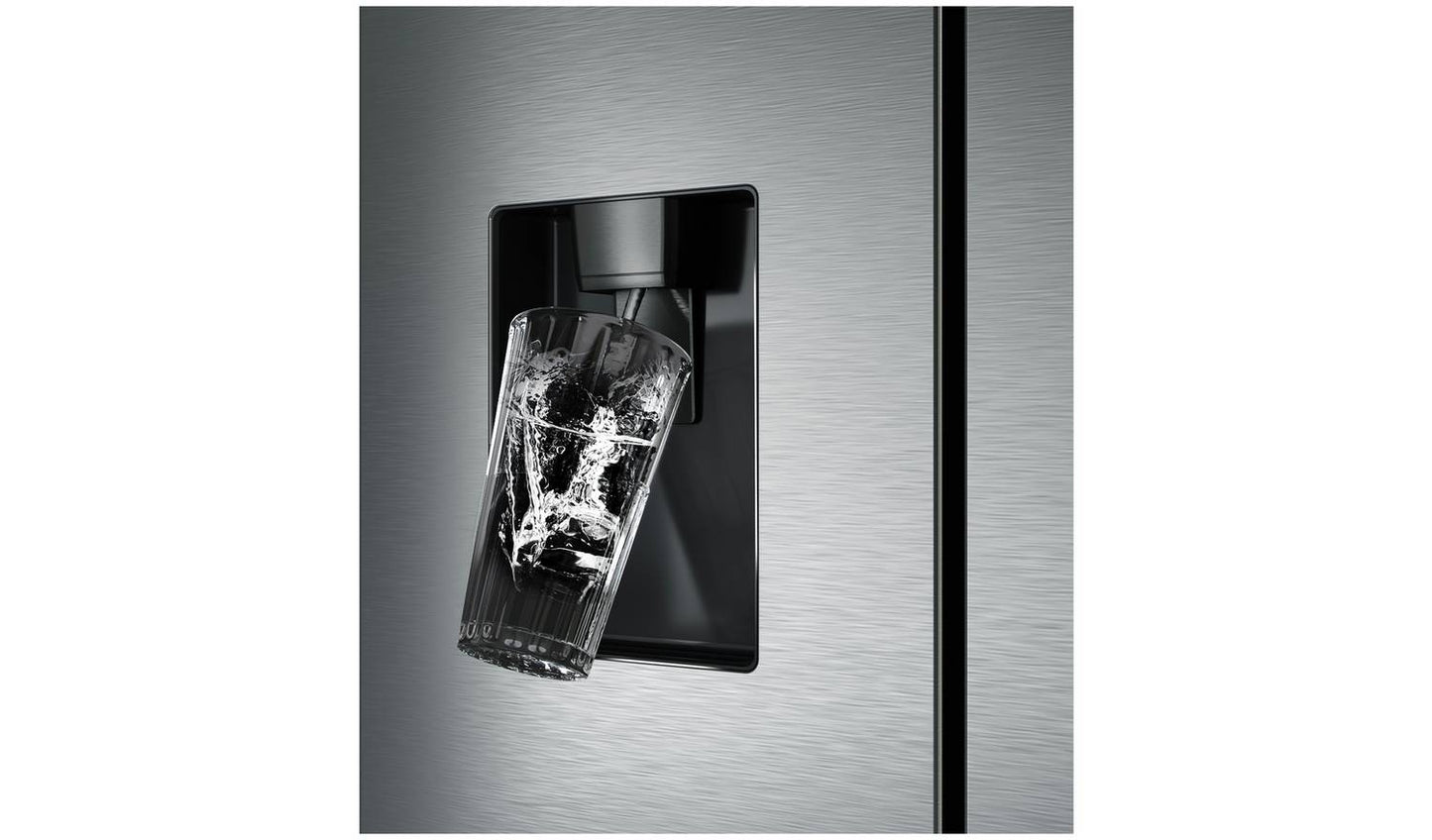 Hisense RF632N4WIE American Fridge Freezer - Silver