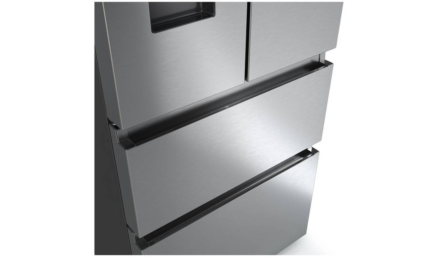 Hisense RF632N4WIE American Fridge Freezer - Silver