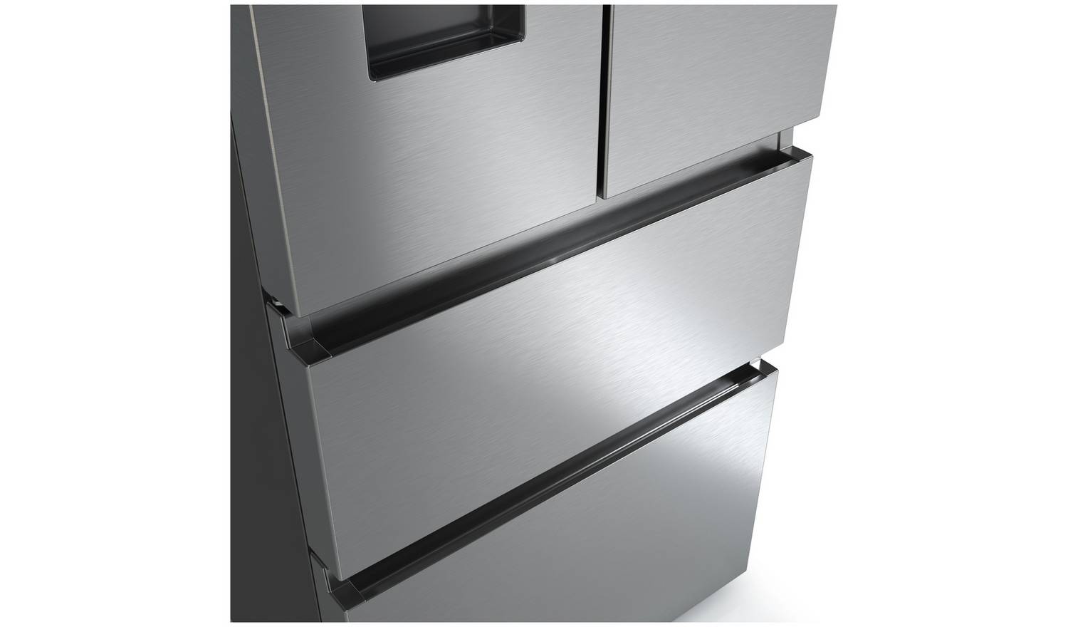 Hisense RF632N4WIE American Fridge Freezer - Silver